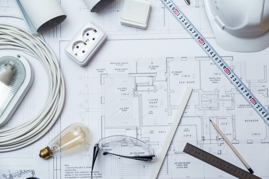 Electrical Master Equipment On House Plans.